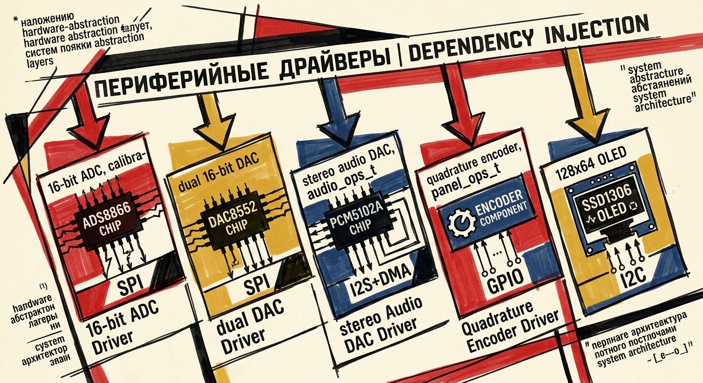 Driver Layer — peripheral hardware implementations